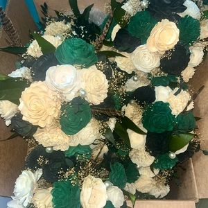 8” bridesmaid bouquets